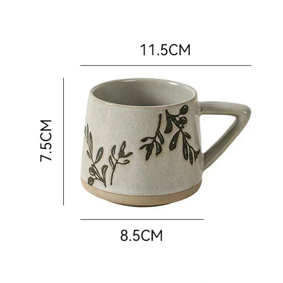 Botanical Ceramic Coffee Mugs - Image 10