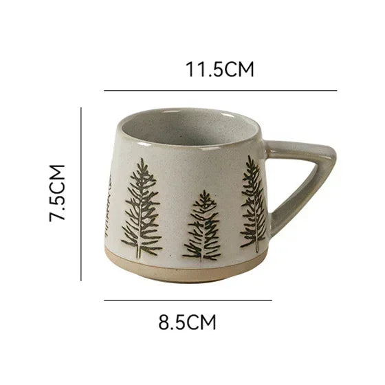 Botanical Ceramic Coffee Mugs - Image 7