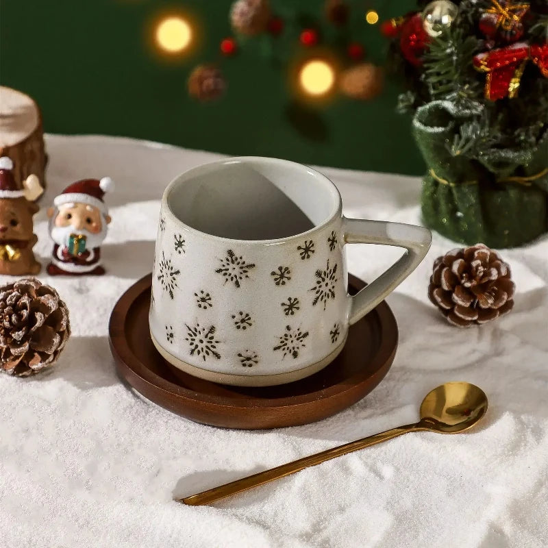 Botanical Ceramic Coffee Mugs - Image 2