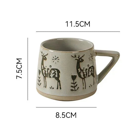 Botanical Ceramic Coffee Mugs - Image 8