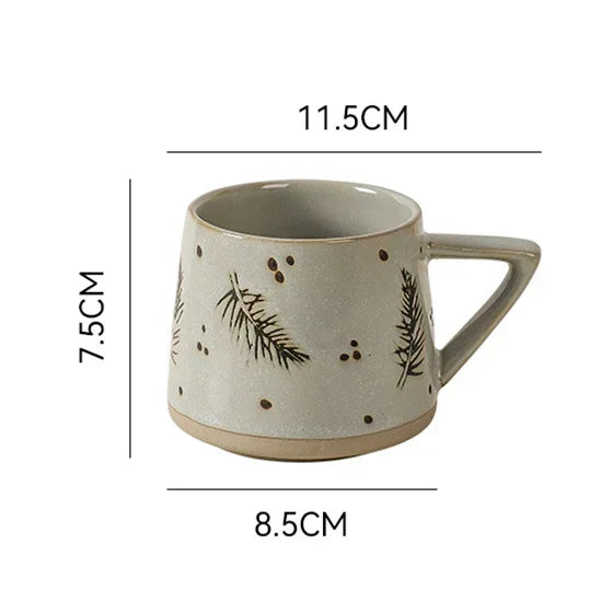 Botanical Ceramic Coffee Mugs - Image 9