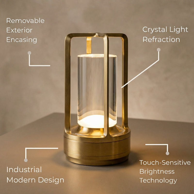 Elio Cordless Metal Table Lamp - Image 12