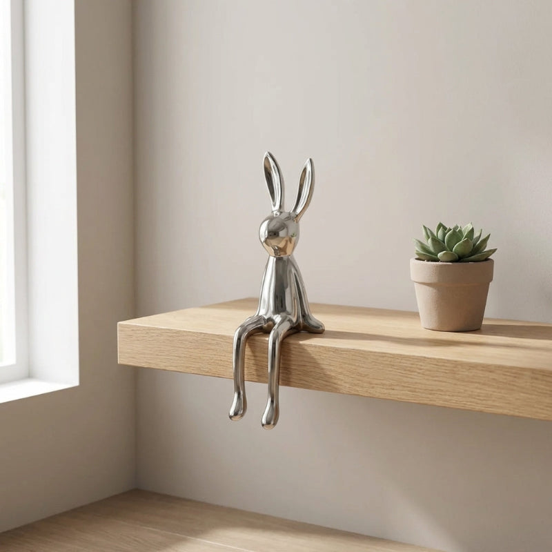 Emile Ceramic Rabbit Sculpture - Image 7