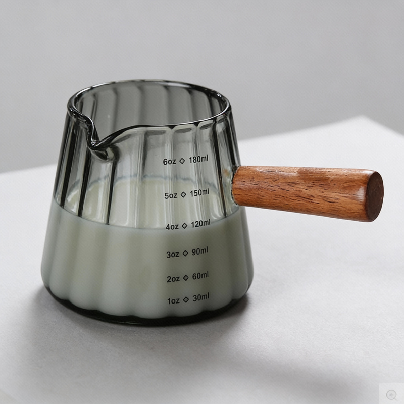 Glass Milk Frothing Pitcher - Image 5