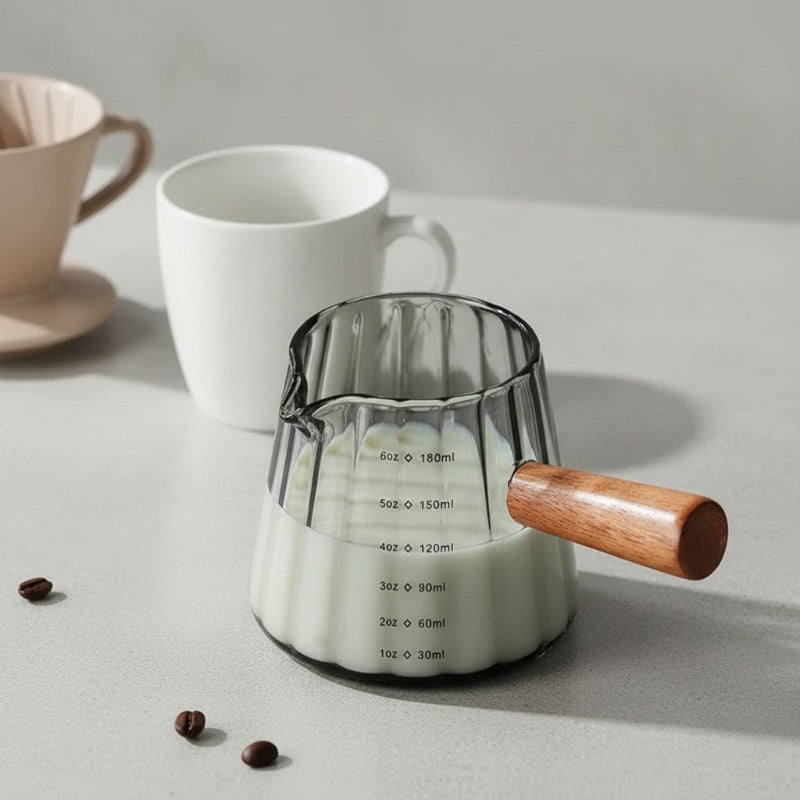 Glass Milk Frothing Pitcher - Image 11