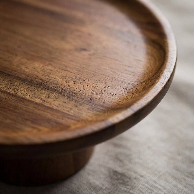 Solid Wood Pedestal Cake Stand - Image 8